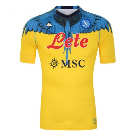 Billiga Fotbollströjor SSC Napoli Målvakt Limited Edition Burlon tröja 2021 Kortärmad